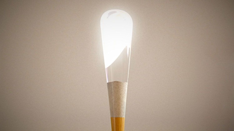 Danielle Trofe Hourglass Floor Lamp. Photo: Danielle Trofe Design