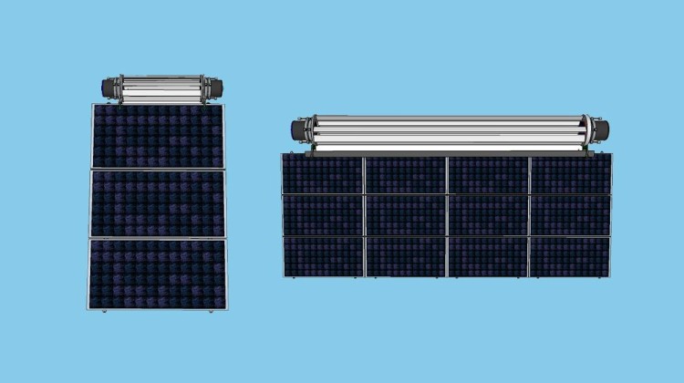 Clip-on wind turbine from Cleantec Wind. Image: Cleantec Wind/Indiegogo