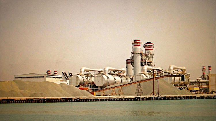 Desalination plant in Ras al-Khaimah, UAE.